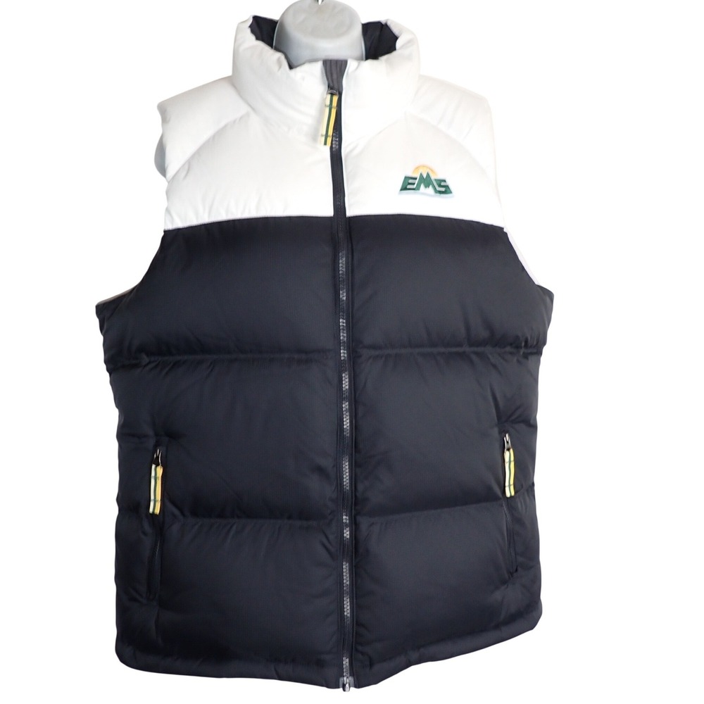 Eastern Mountain Sports Down Vest Womens L EMS67 800 Fill Water Resistant Packa